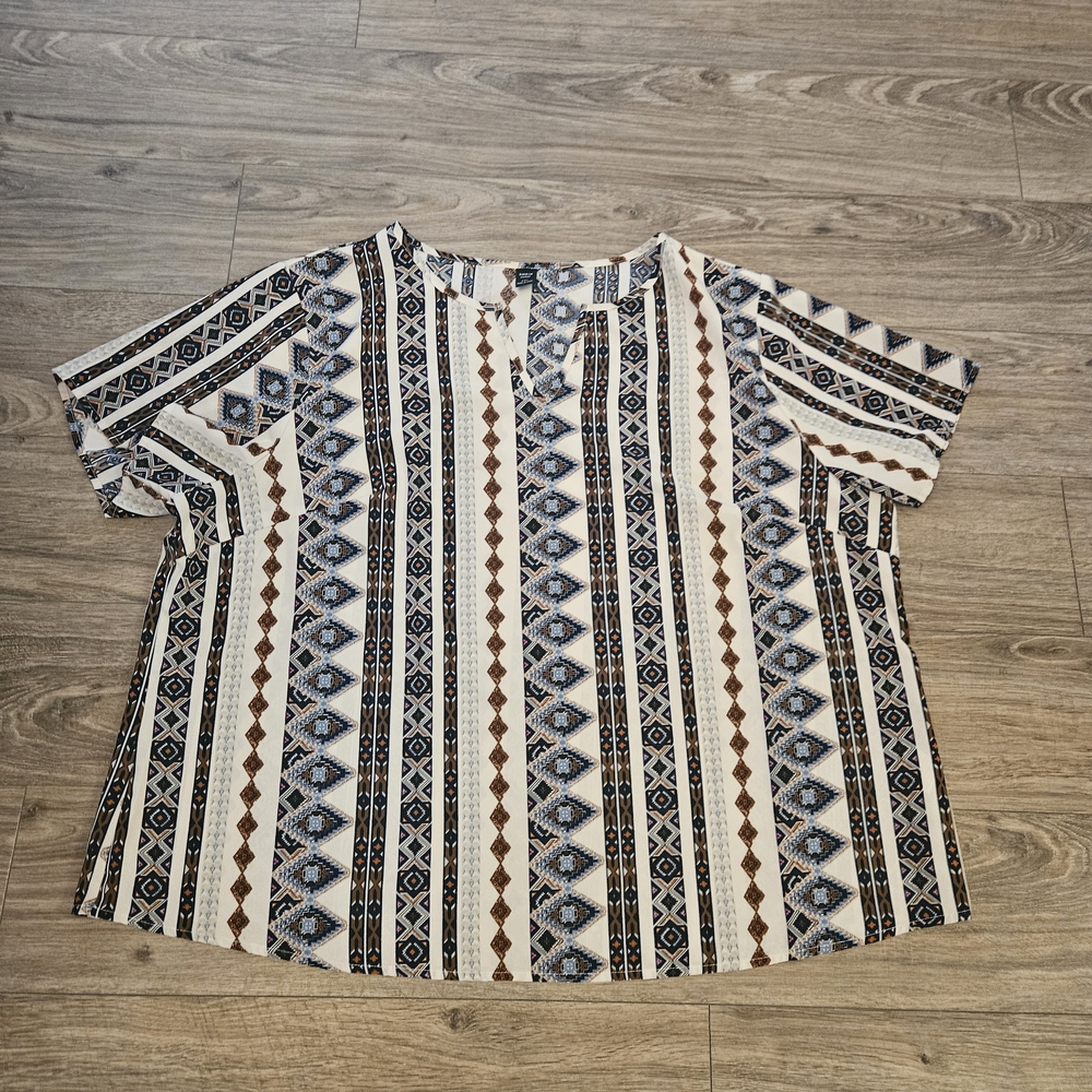 SHEIN‎ Multicolor Patterned Blouses - Picture 3 of 14